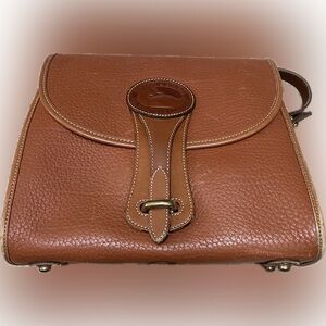 Dooney & Bourke Vintage Essex Crossbody Tan Leather Bag